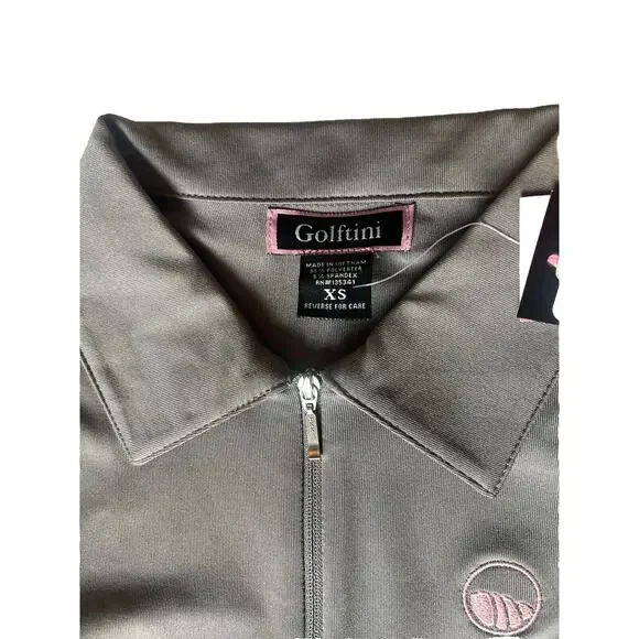 Golftini Womens Golf Tank, Size XS, Grey, Sleeveless Polo, Collared, NWT - Picture 3 of 5
